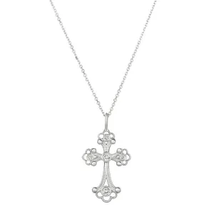 DIAMOND CROSS NECKLACE 14K GOLD (0.5 CTW) 3