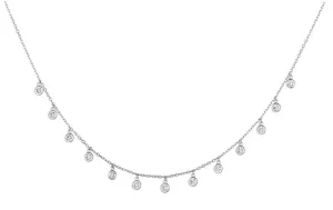 DIAMOND DROP NECKLACE 14K GOLD (2.5 CTW)