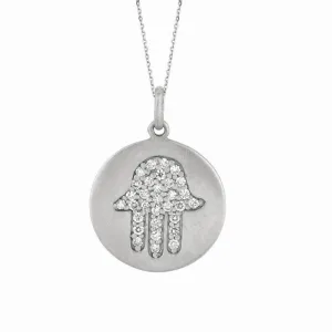 DIAMOND HAMSA NECKLACE 14K GOLD (0.3 CTW) N5051PD