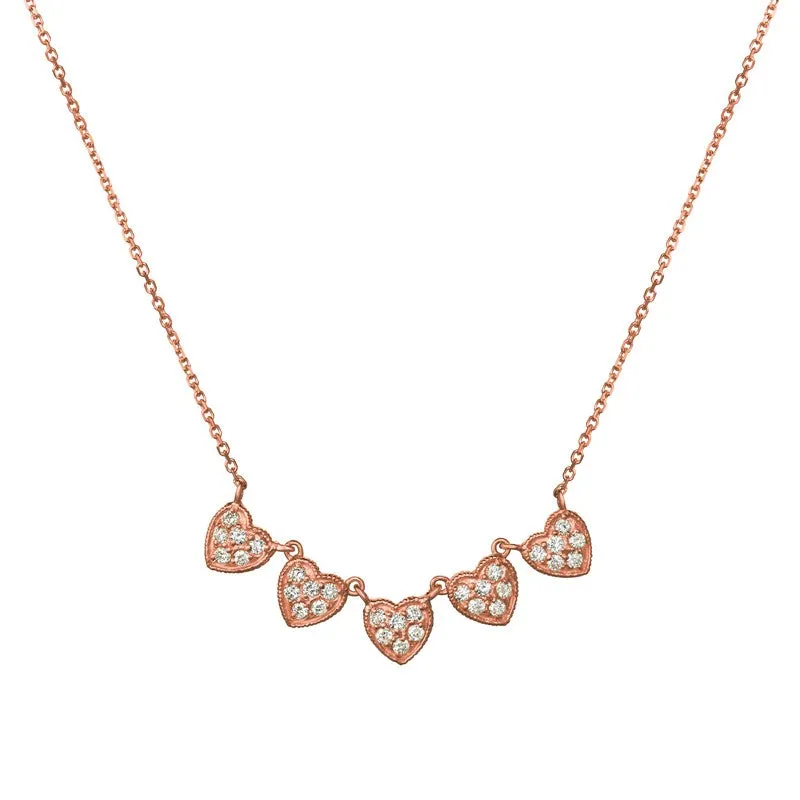 DIAMOND HEART NECKLACE 14K GOLD (0.5 CTW) 3