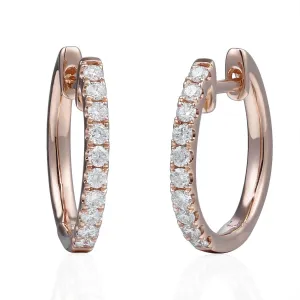 Diamond Huggie Earrings 0.19ctw