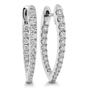 DIAMOND IMPERIAL HOOPS .75CTW