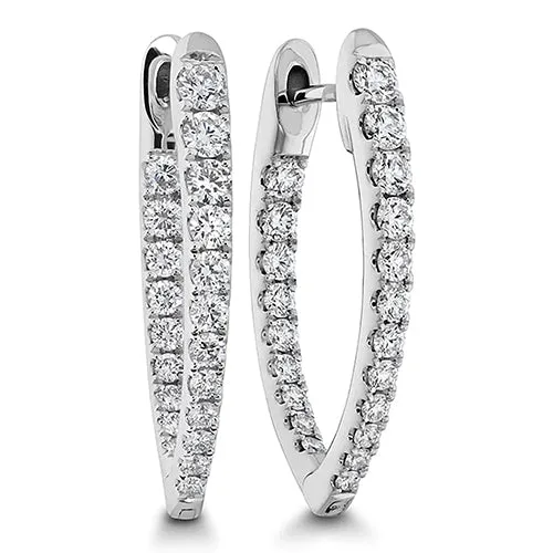 DIAMOND IMPERIAL HOOPS .75CTW