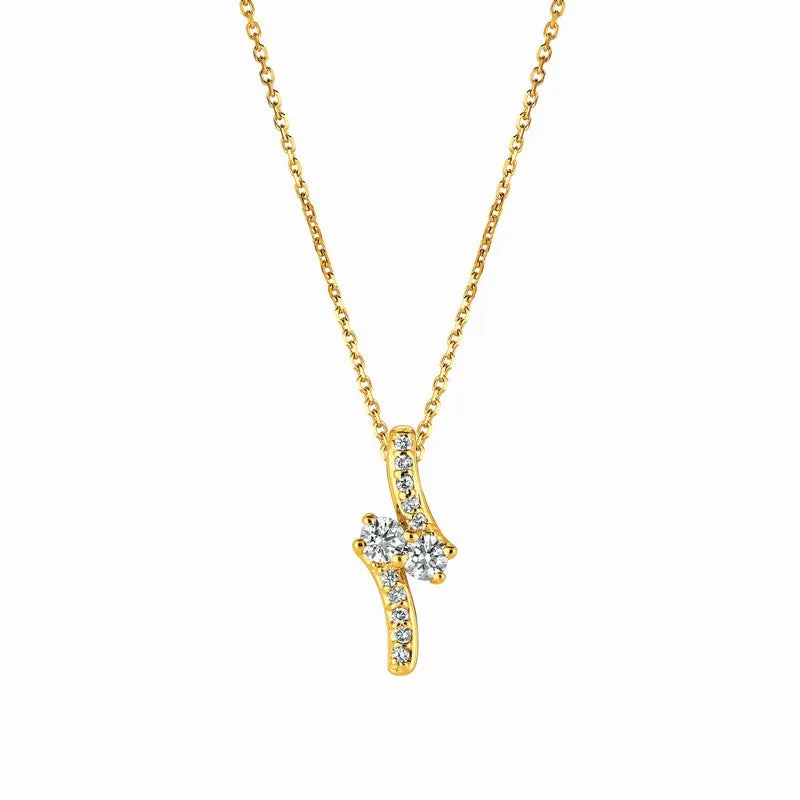 DIAMOND NECKLACE 14K GOLD (0.4 CTW) 5