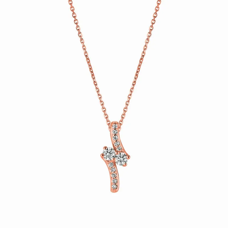 DIAMOND NECKLACE 14K GOLD (0.4 CTW) 5