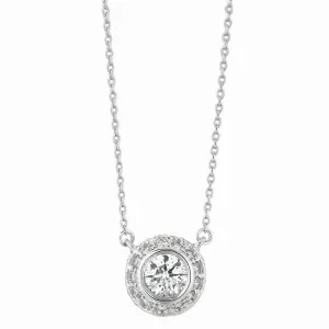 DIAMOND NECKLACE 14K GOLD (1 CTW) 1