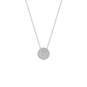 DIAMOND ROUND NECKLACE 14K GOLD (0.5 CTW) 1