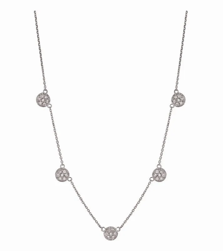 DIAMOND ROUND NECKLACE 14K GOLD (0.75 CTW) N5049YD