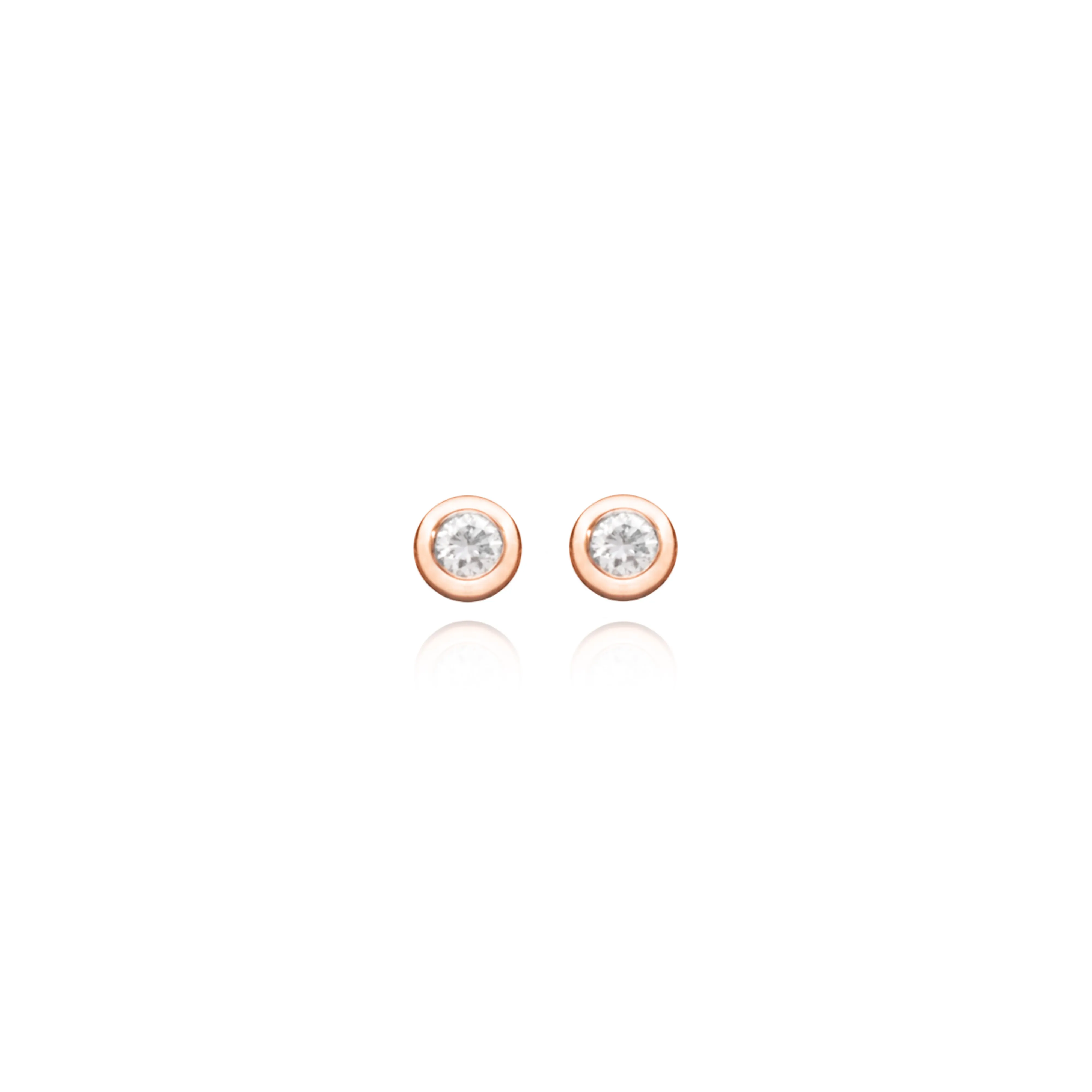 Diamond Solitaire Earrings