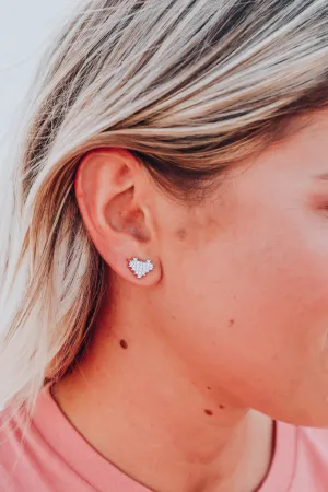 Dione Stud Earrings - Silver