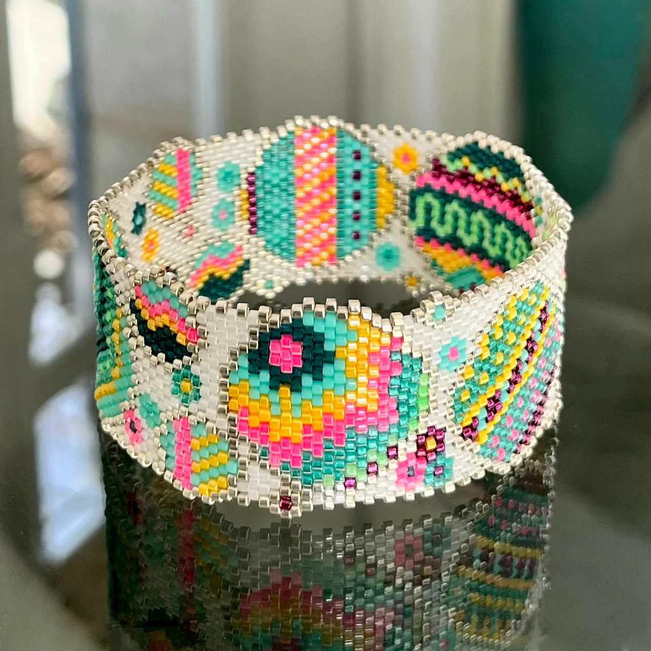 DIY Pattern Bracelet EASTER BALLS
