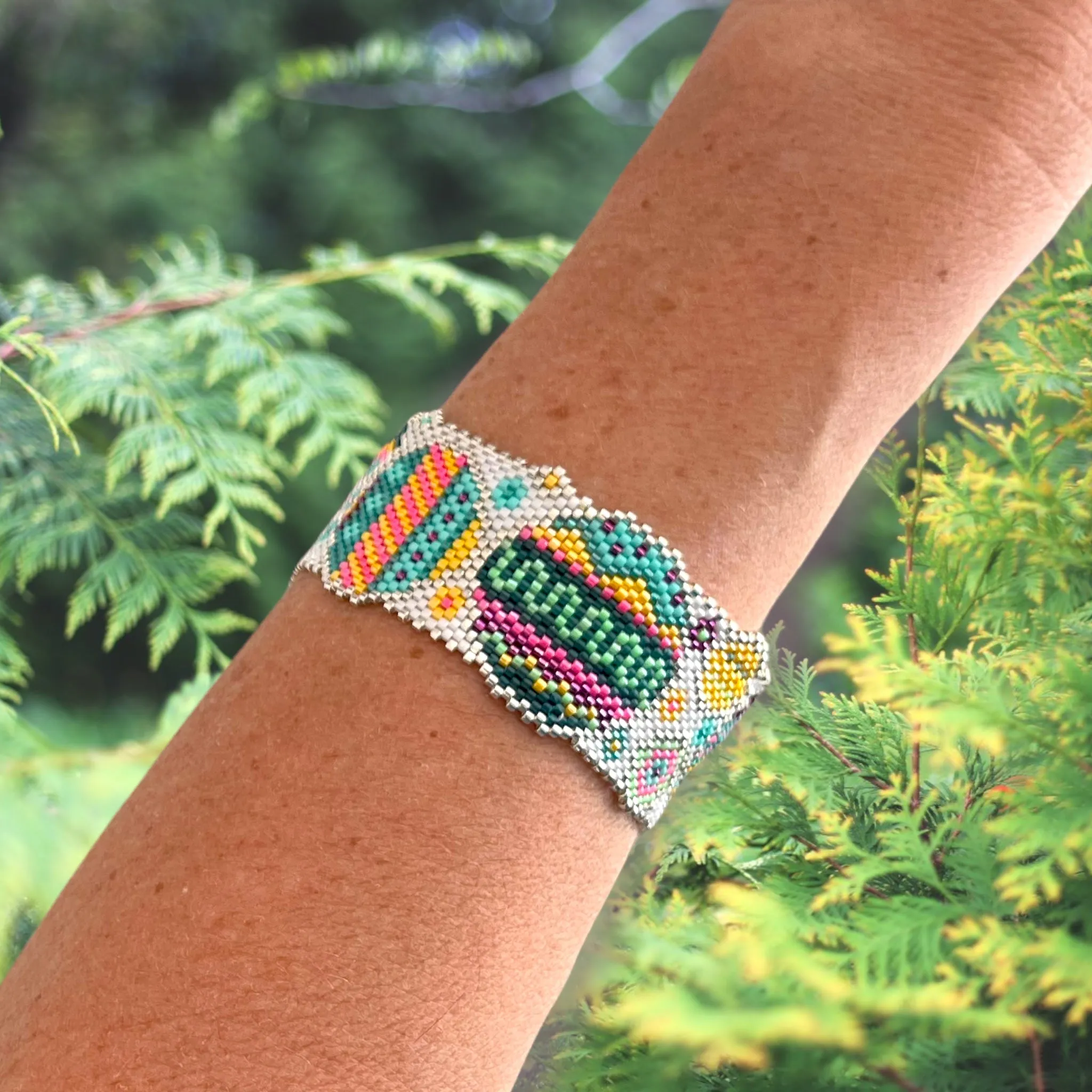 DIY Pattern Bracelet EASTER BALLS