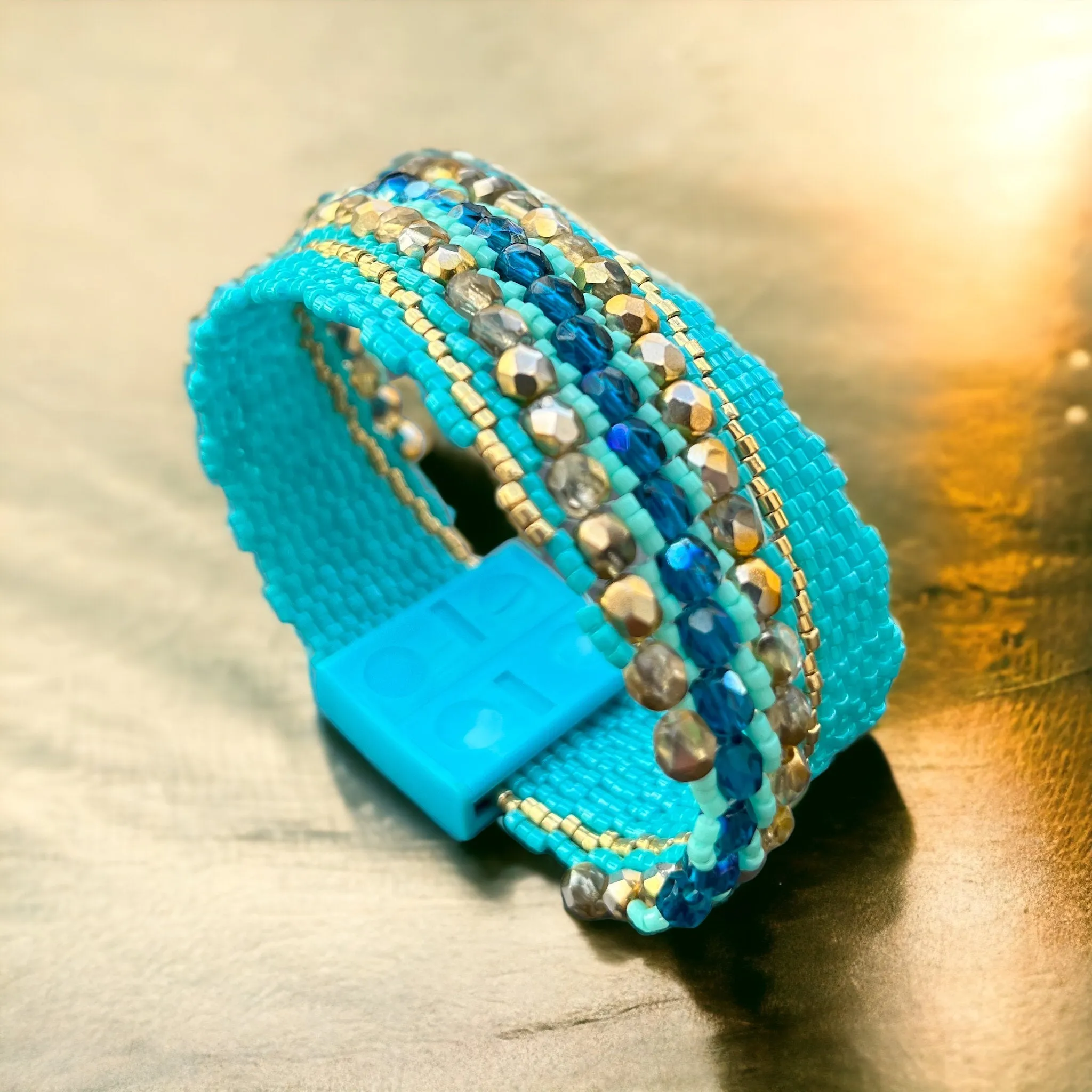 DIY Pattern Bracelet VAGUE BLEUE