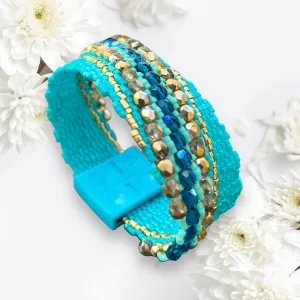 DIY Pattern Bracelet VAGUE BLEUE