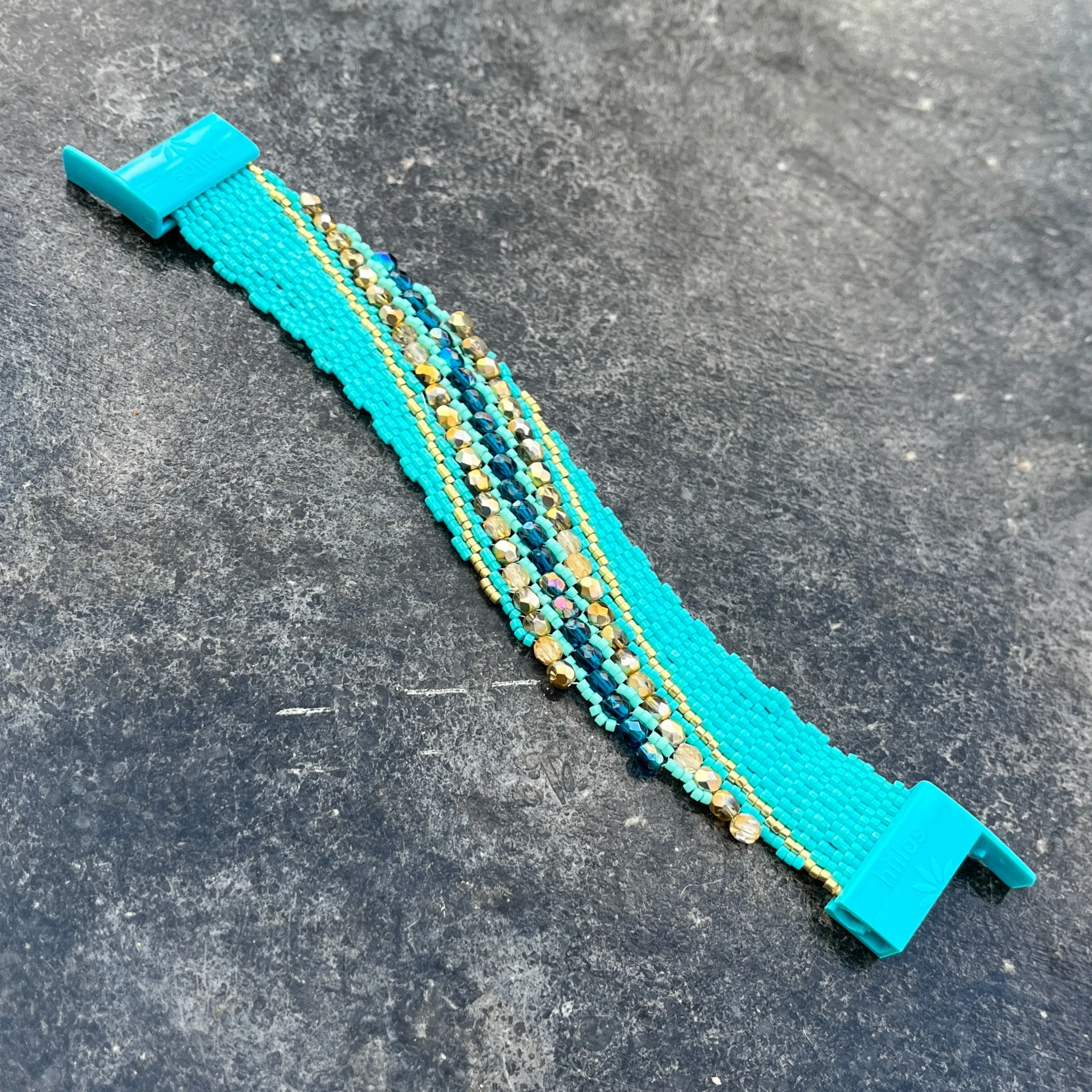 DIY Pattern Bracelet VAGUE BLEUE
