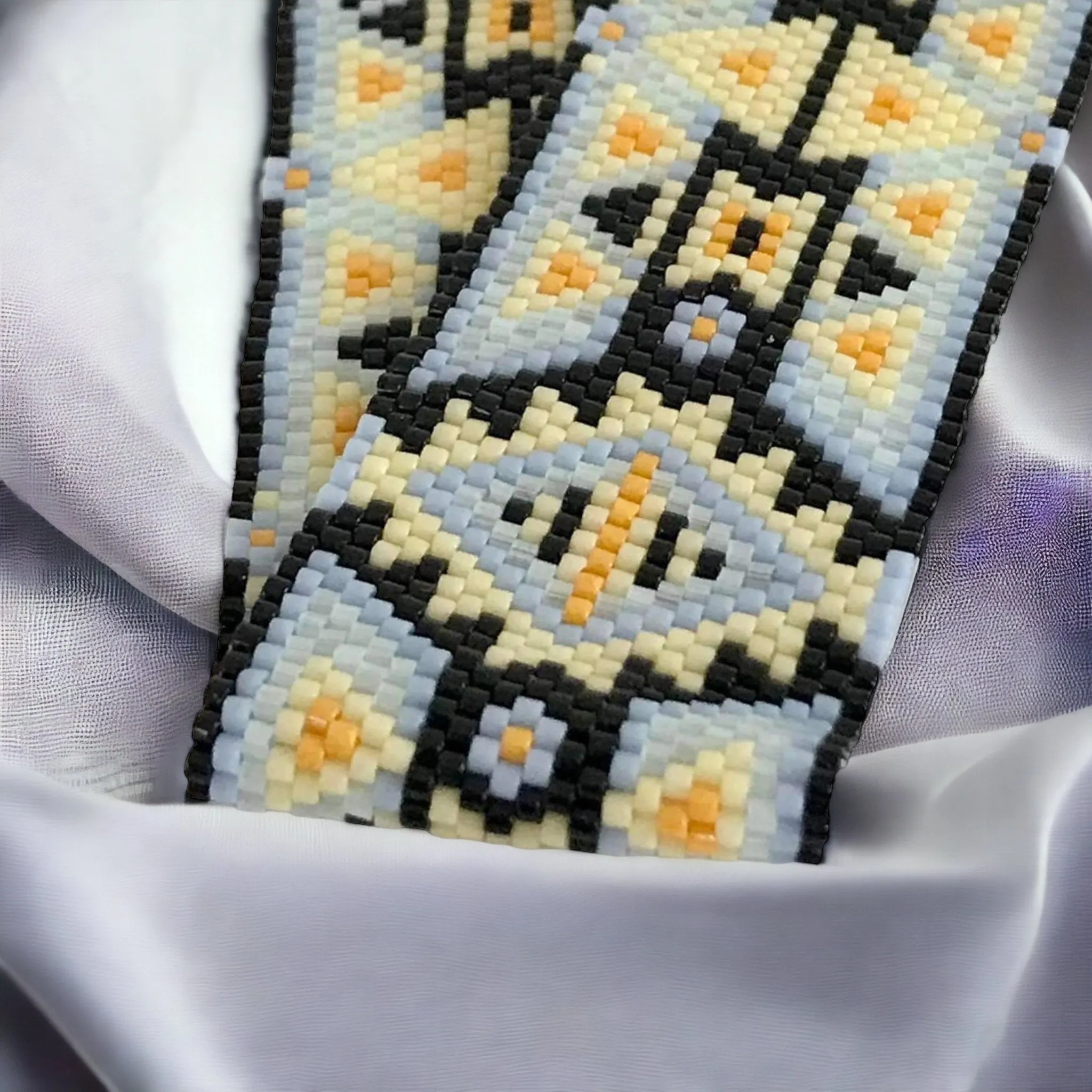 DIY Vertical Peyote Pattern - Bracelet BALI