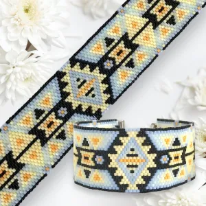 DIY Vertical Peyote Pattern - Bracelet BALI