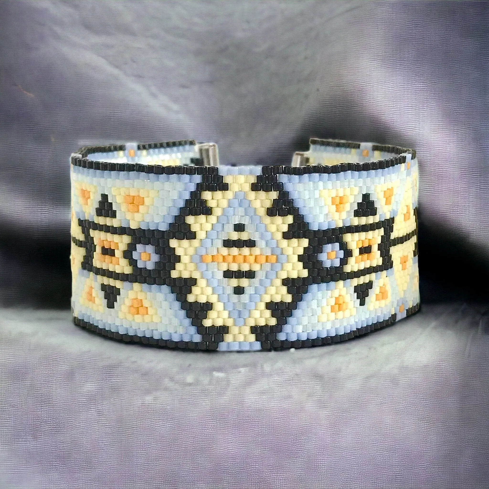 DIY Vertical Peyote Pattern - Bracelet BALI