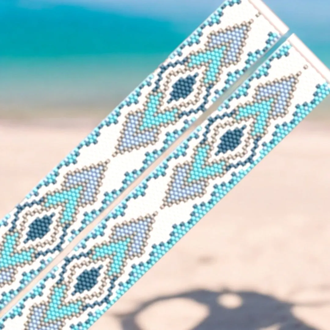 DIY Vertical Peyote Pattern - Bracelet CORFOU