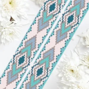 DIY Vertical Peyote Pattern - Bracelet CORFOU