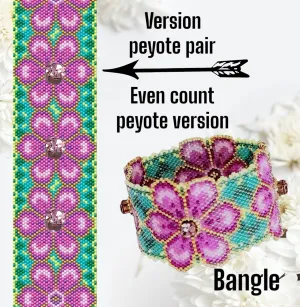 DIY Vertical Peyote Pattern - Bracelet ELOÏSE