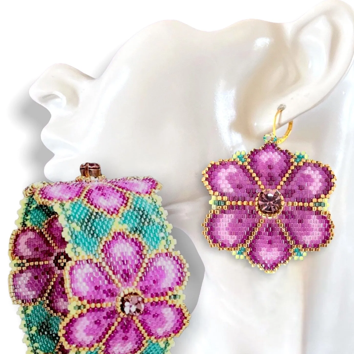 DIY Vertical Peyote Pattern - Bracelet ELOÏSE