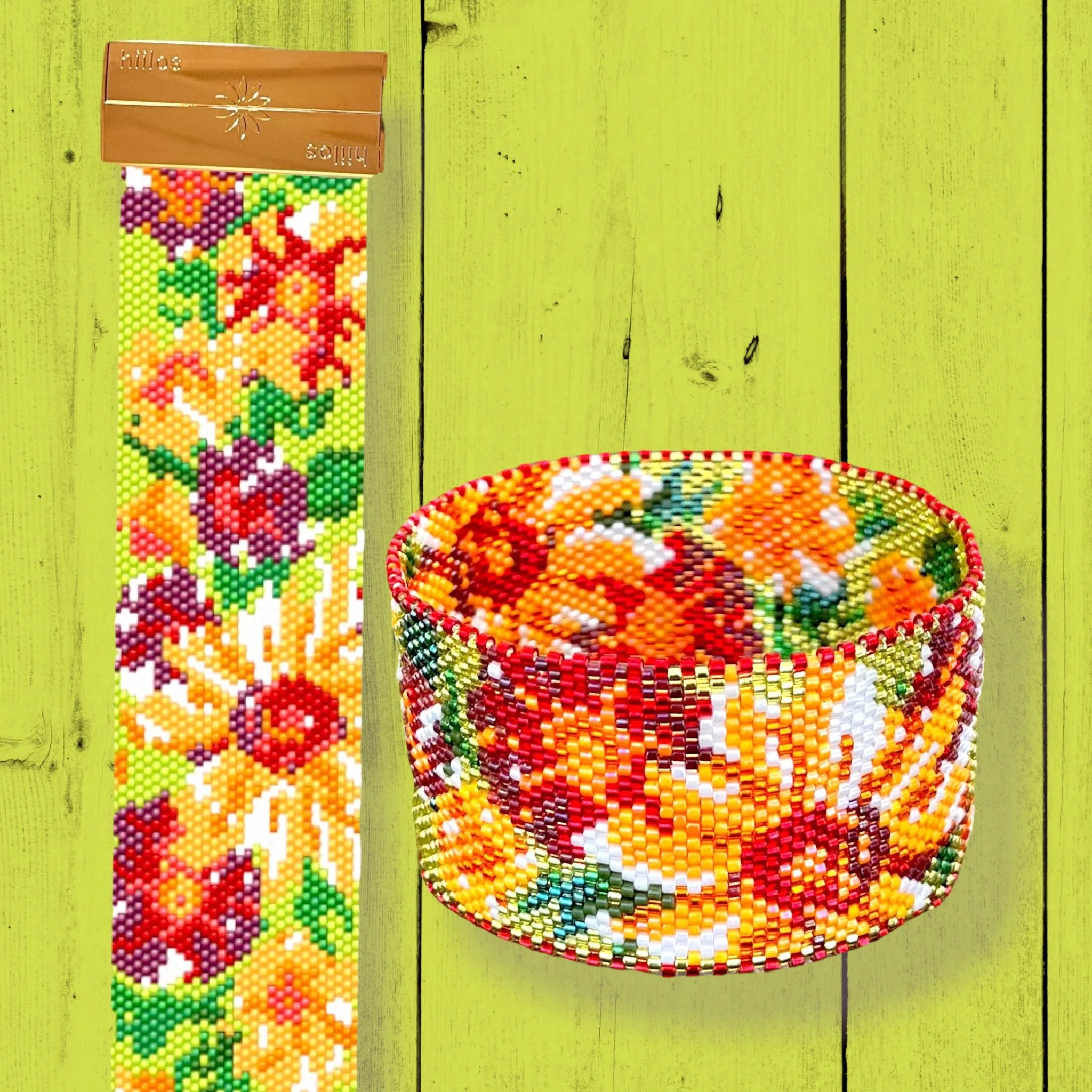 DIY Vertical Peyote Pattern - Bracelet JACKIE