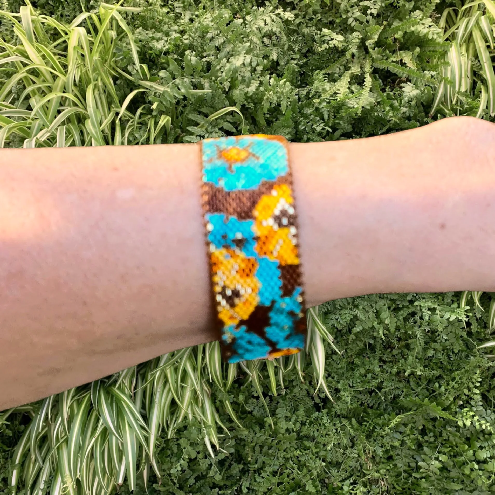 DIY Vertical Peyote Pattern - Bracelet ZOE