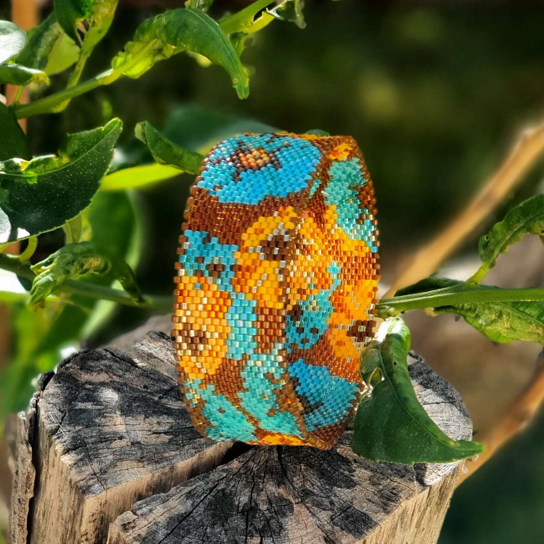 DIY Vertical Peyote Pattern - Bracelet ZOE