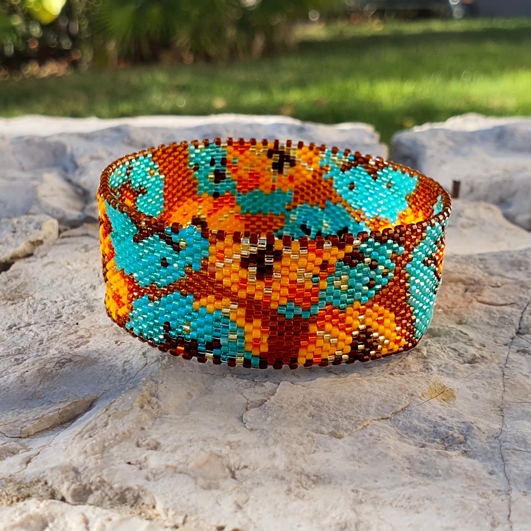 DIY Vertical Peyote Pattern - Bracelet ZOE