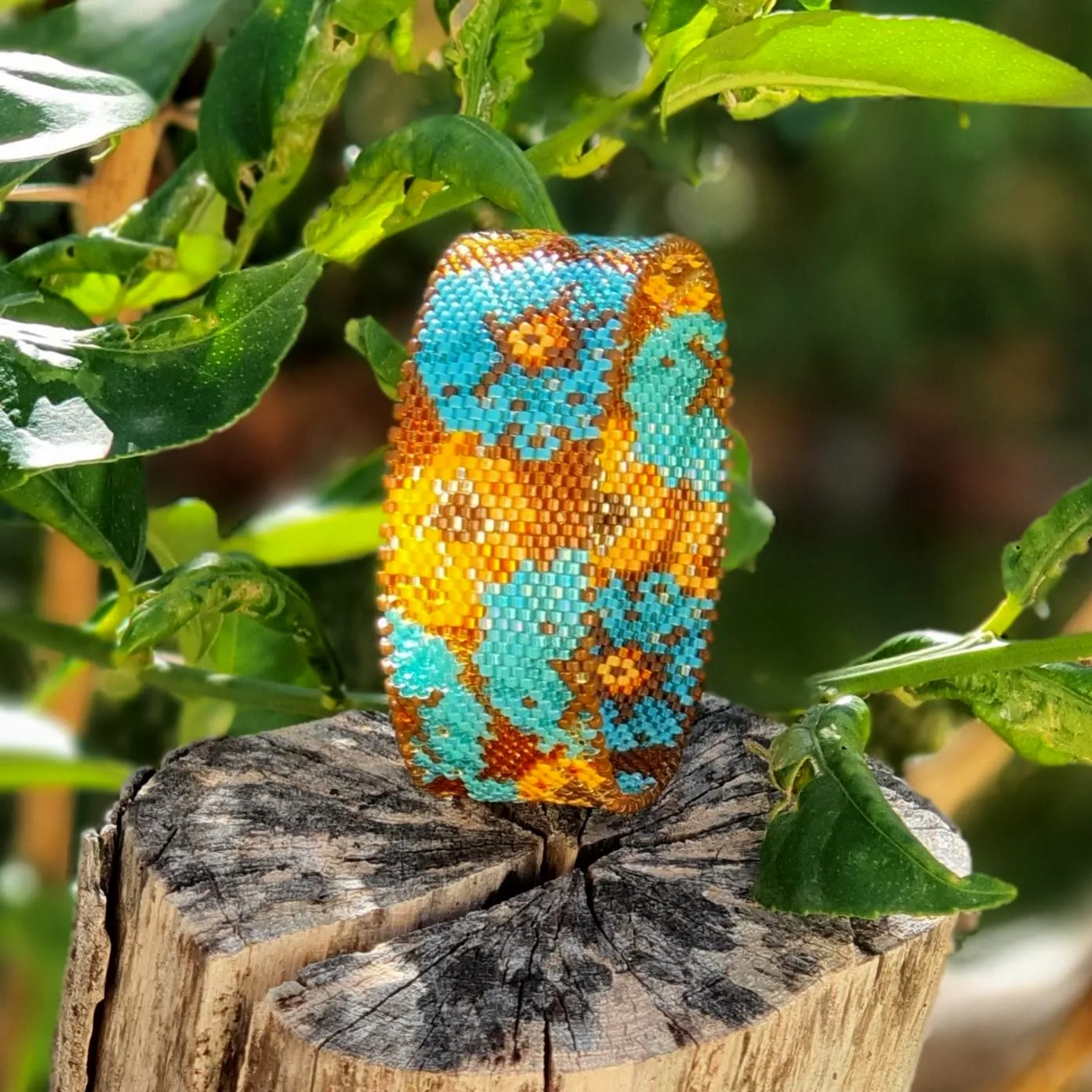 DIY Vertical Peyote Pattern - Bracelet ZOE