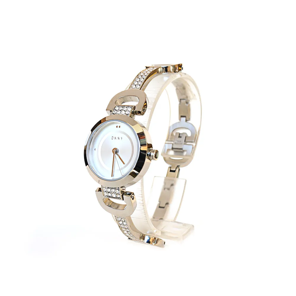 Dkny Stainless Steel Analog Watch With Metal Bracelet