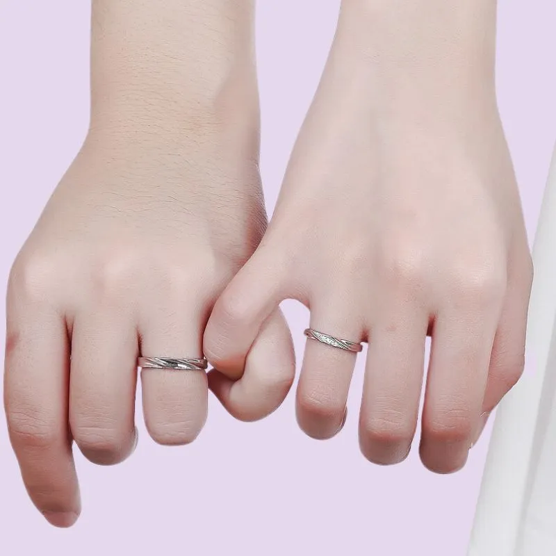Double Twisted Three Groove Rings