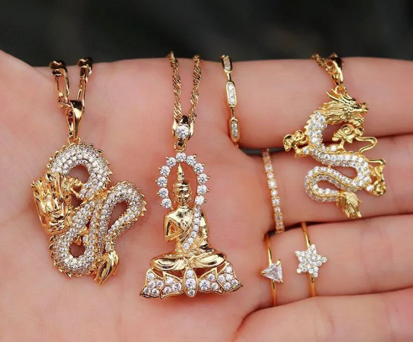 Dragon Pendant Necklaces