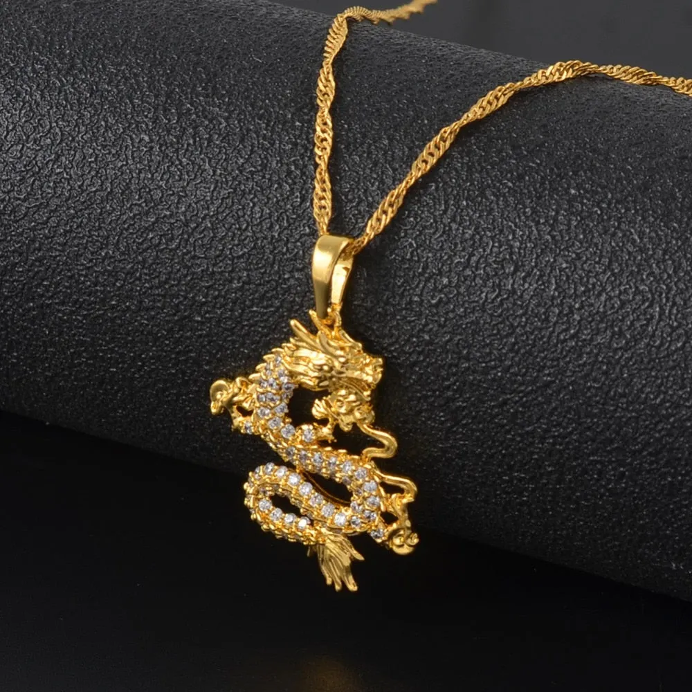 Dragon Pendant Necklaces