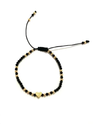 E-HC DESIGNS- Mini Crystal Bracelet With Charm