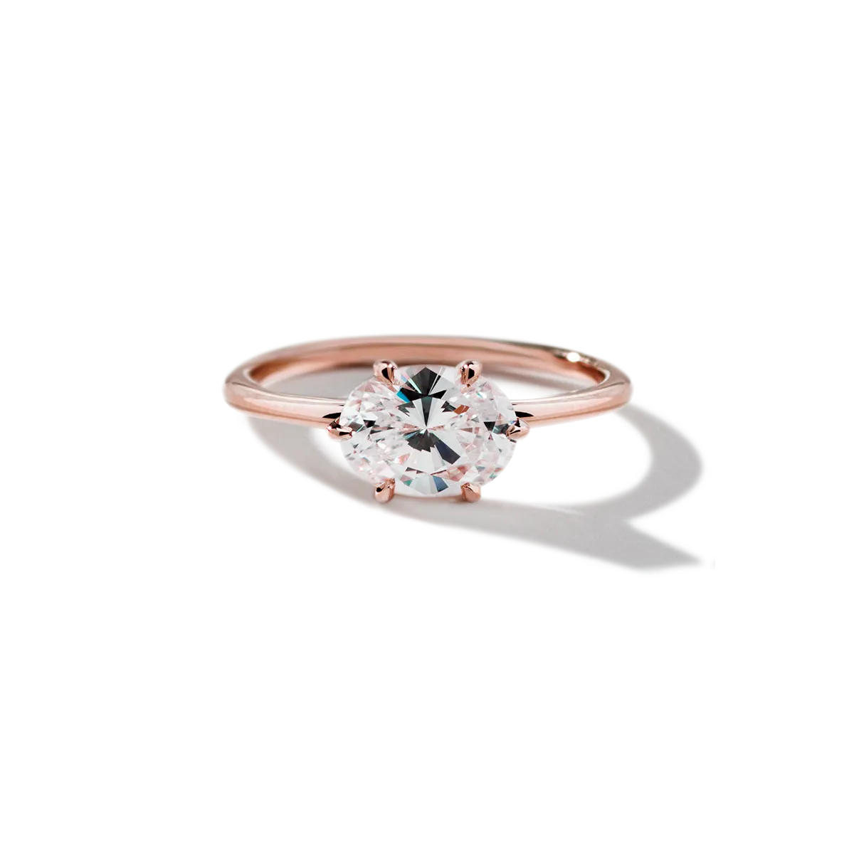East-West Pixie Engagement Ring