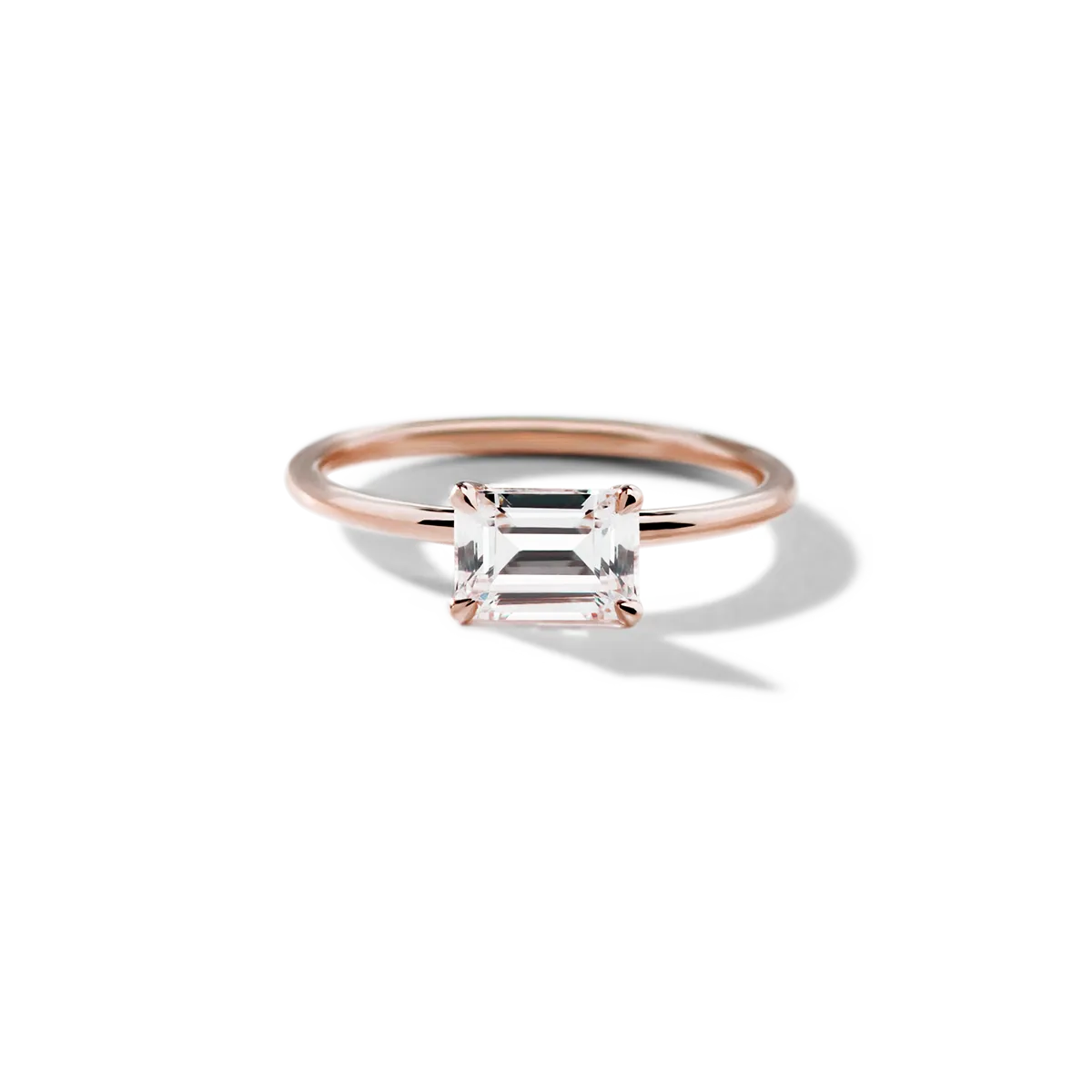 East-West Pixie Engagement Ring