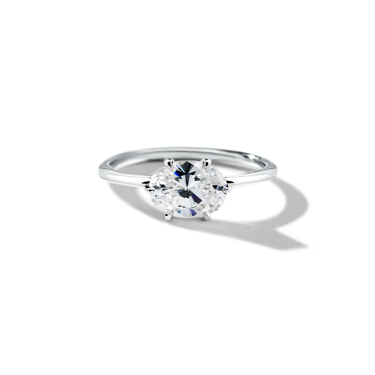 East-West Pixie Engagement Ring