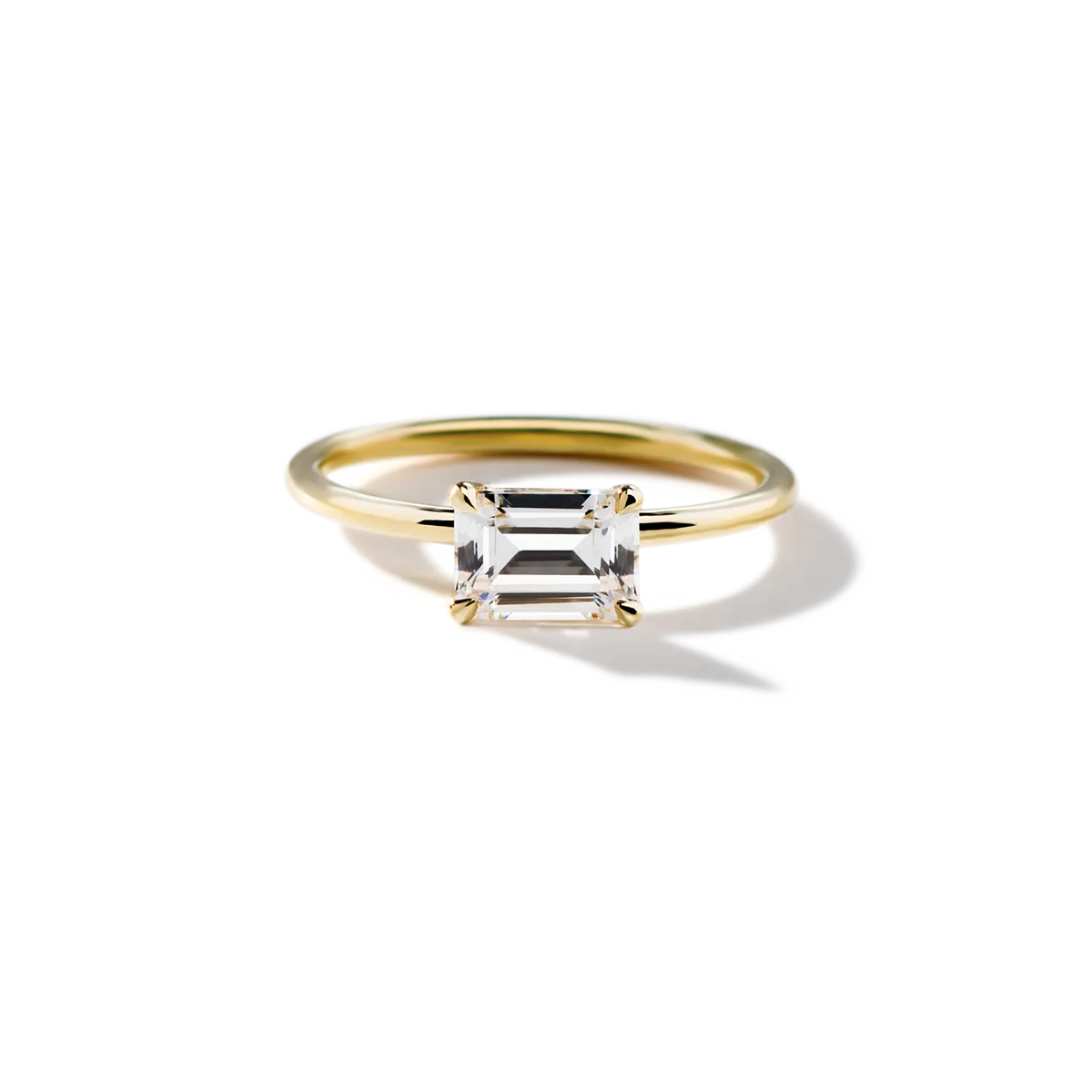 East-West Pixie Engagement Ring
