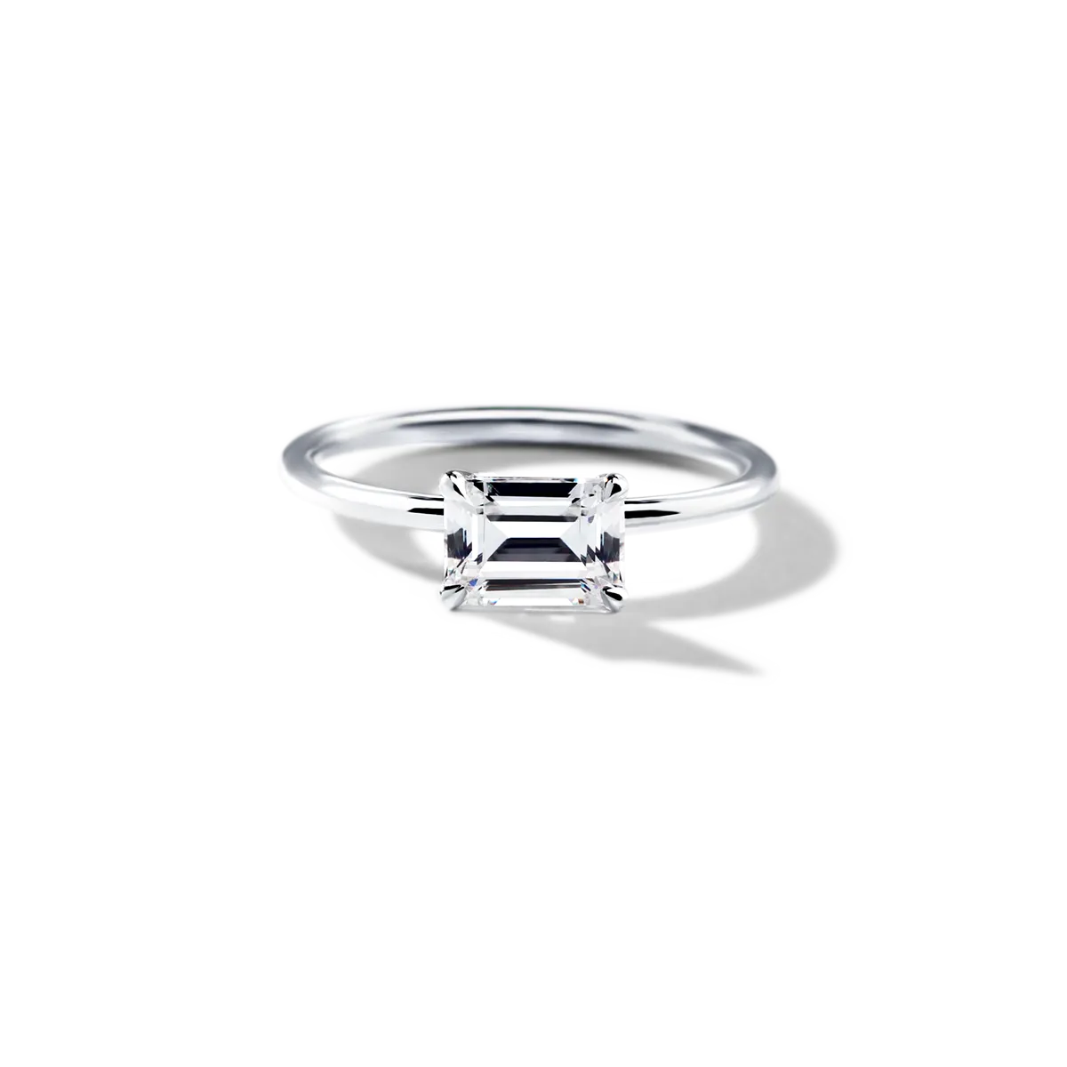 East-West Pixie Engagement Ring