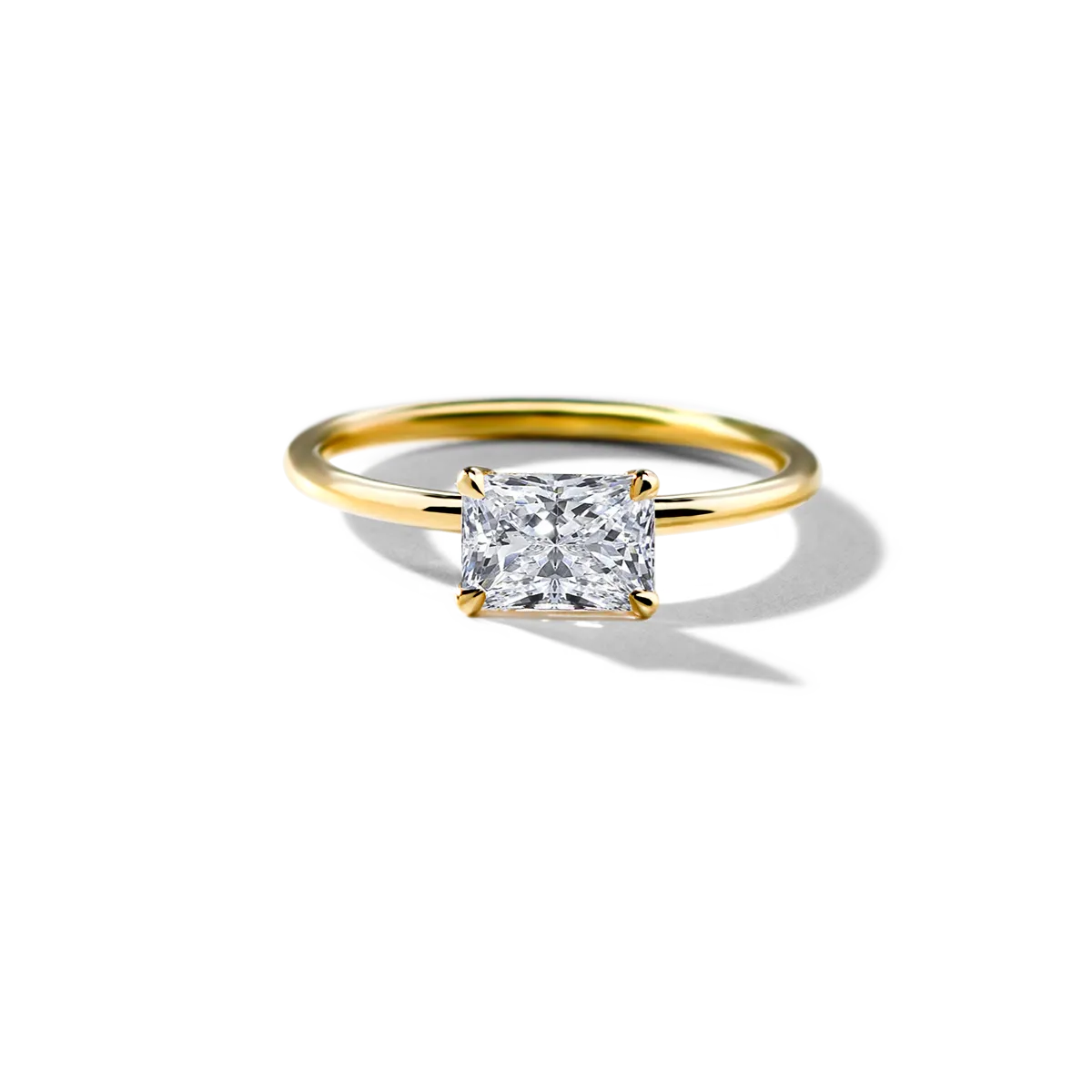 East-West Pixie Engagement Ring
