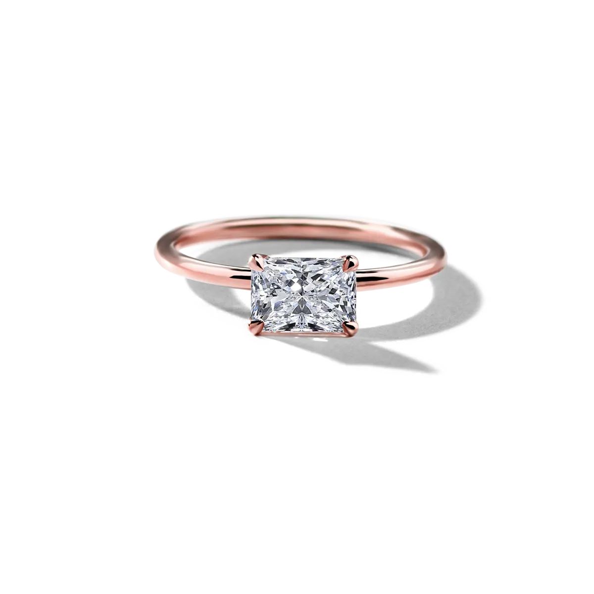 East-West Pixie Engagement Ring
