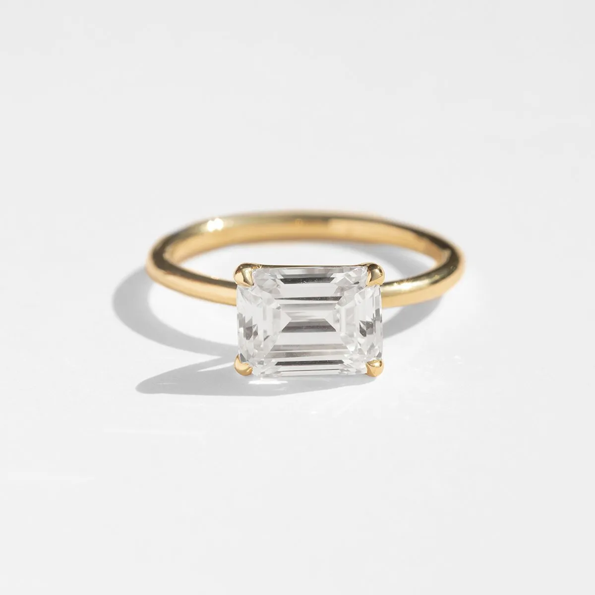 East-West Pixie Engagement Ring