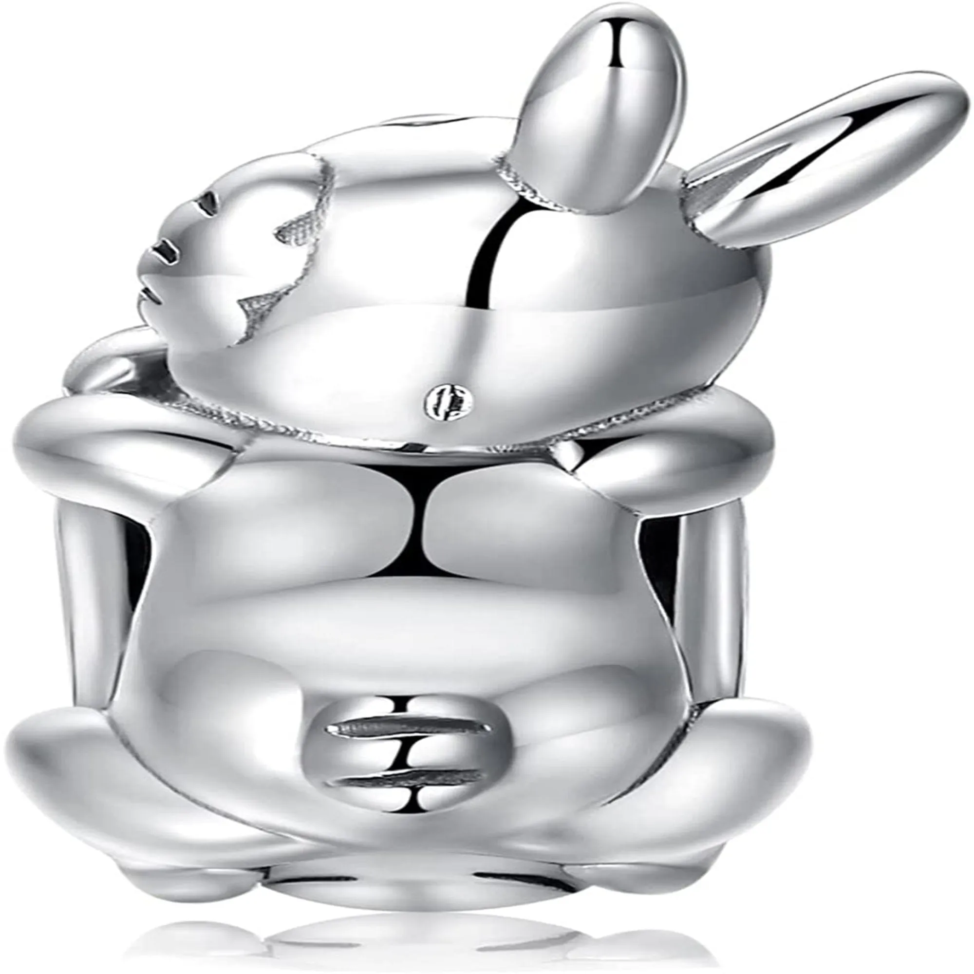 Easter Bunny Rabbit Bead Charm