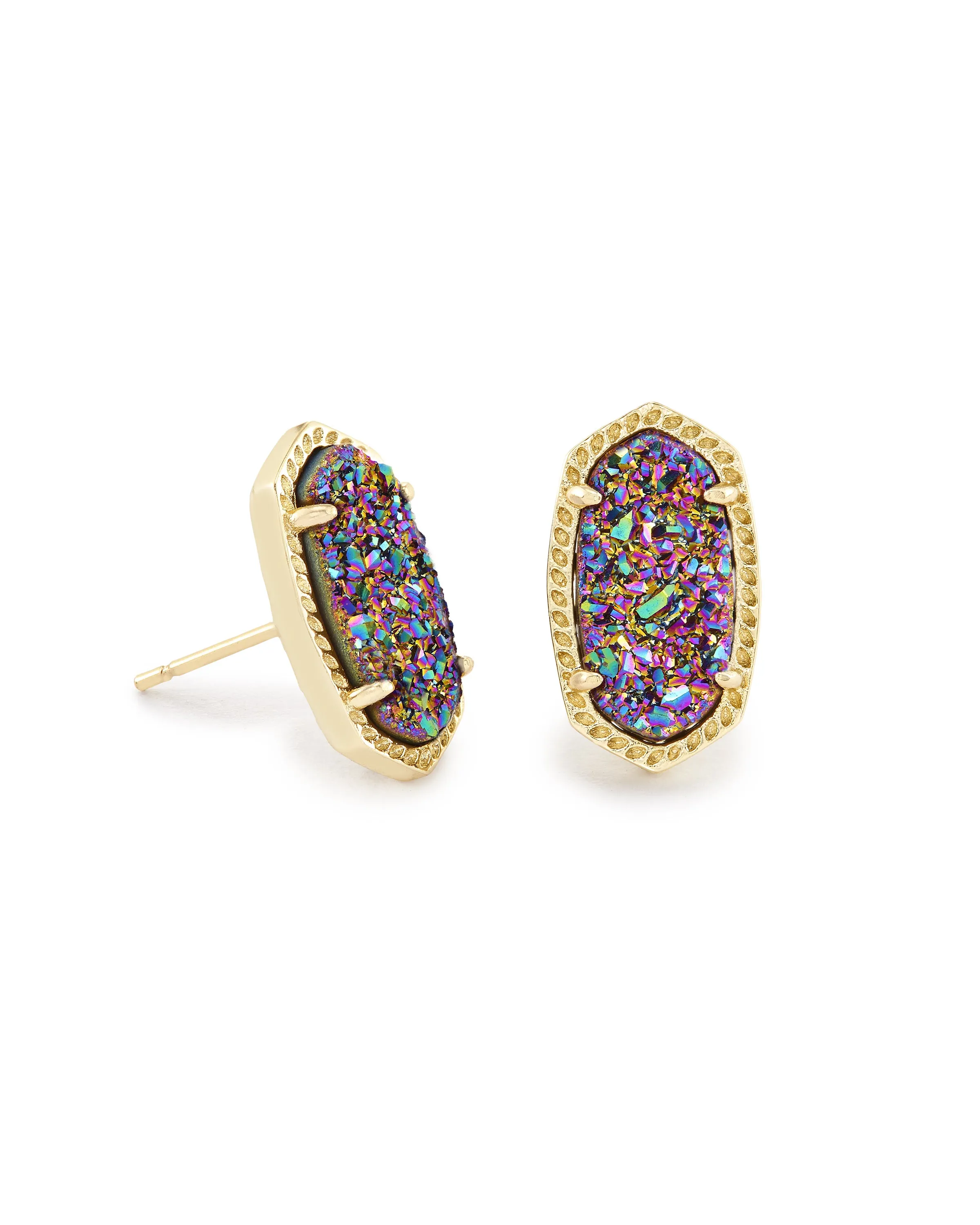 Ellie Stud Earring in Drusy