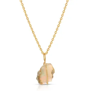 Elysian - One of a Kind Raw Opal Necklace