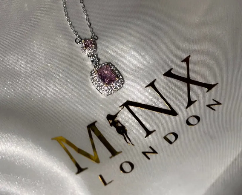 Emerald Diamond Necklace | Womens Emerald Necklace | Emerald Necklace | Pink Diamond Pendant | Yellow Diamond Necklace | Emerald Pendant