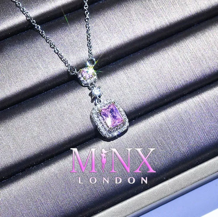 Emerald Diamond Necklace | Womens Emerald Necklace | Emerald Necklace | Pink Diamond Pendant | Yellow Diamond Necklace | Emerald Pendant
