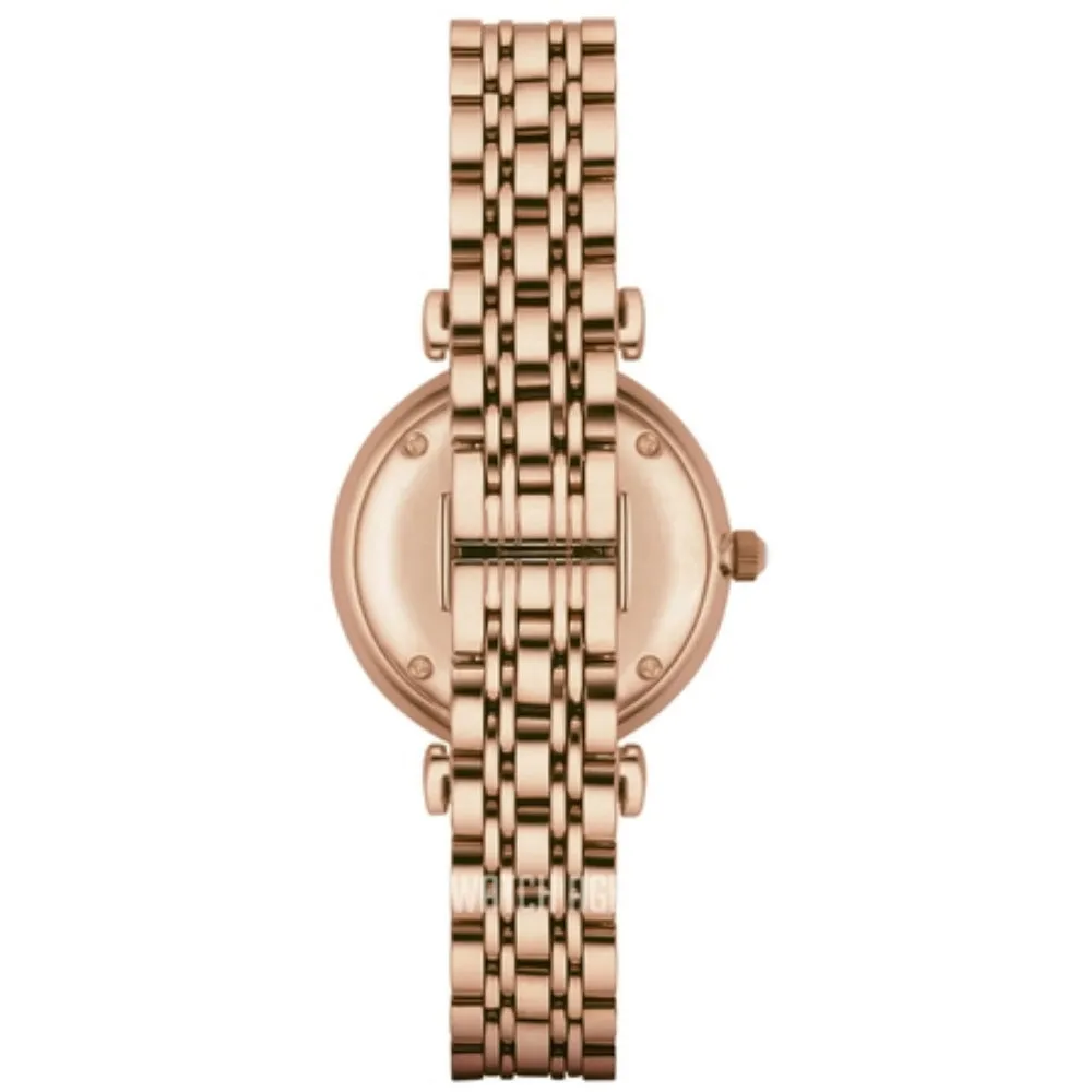 Emporio Armani Women's Analog Off-White Dial  Watch